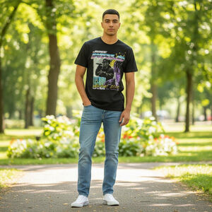 Men's Juice WRLD Black Short Sleeve Graphic Tee S